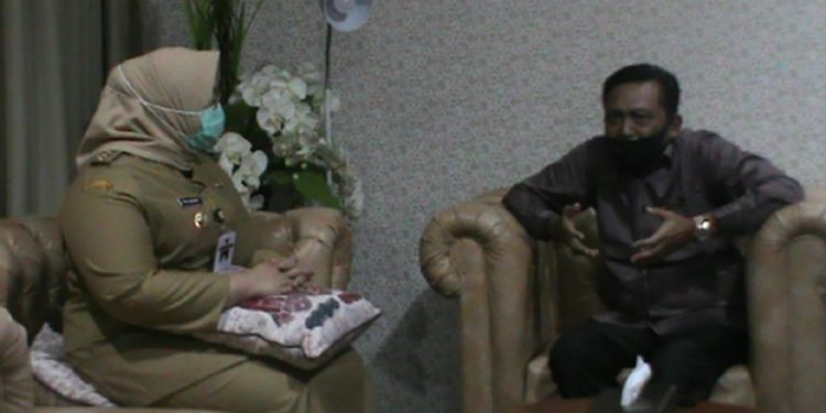 Silaturahmi Politik Jelang Pilkada Sragen , Mantan Wabup Daryanto  Temui Bupati Yuni