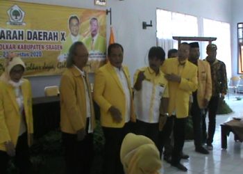 Golkar Tak Berawatak Oposisi – Juliatmono Hadiri Musda Golkar Sragen