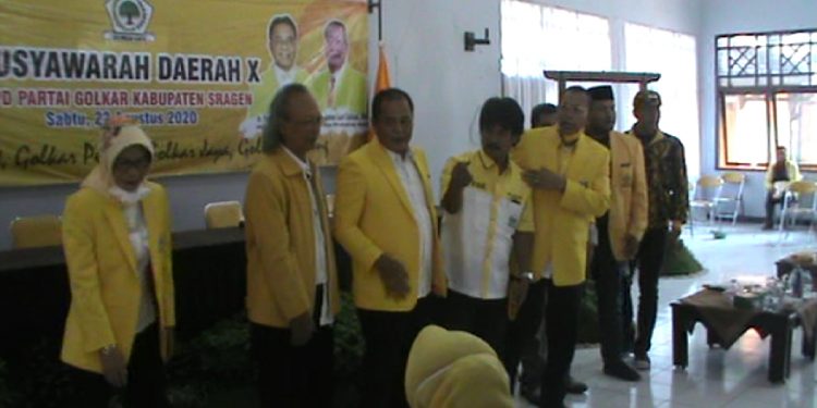 Golkar Tak Berawatak Oposisi – Juliatmono Hadiri Musda Golkar Sragen