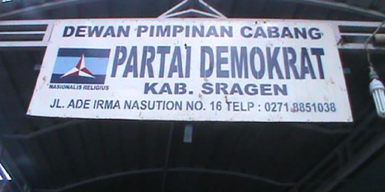 PILKADA SRAGEN – Partai Demokrat Tak Kelain Hati Tetap Yuni – Suroto