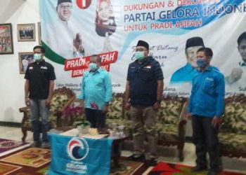 Partai Gelora Indonesia Deklarasikan Dukungan Ke Pasangan Pradi Supriatna-Afifah Alia