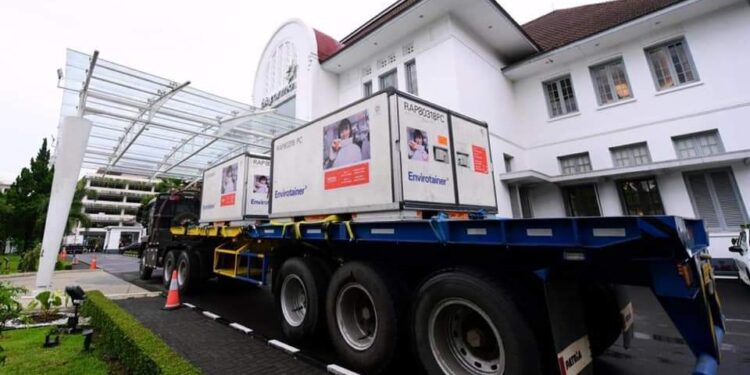 Vaksin Sinovac Disimpan di Kantor Pusat Bio Farma Bandung