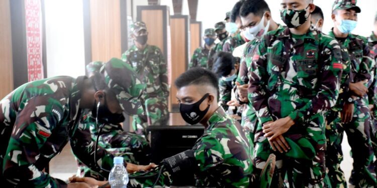 Memperingati HUT Ke-4 Kodam XVIII/Kasuari Gelar Bakti Sosial Donor Darah