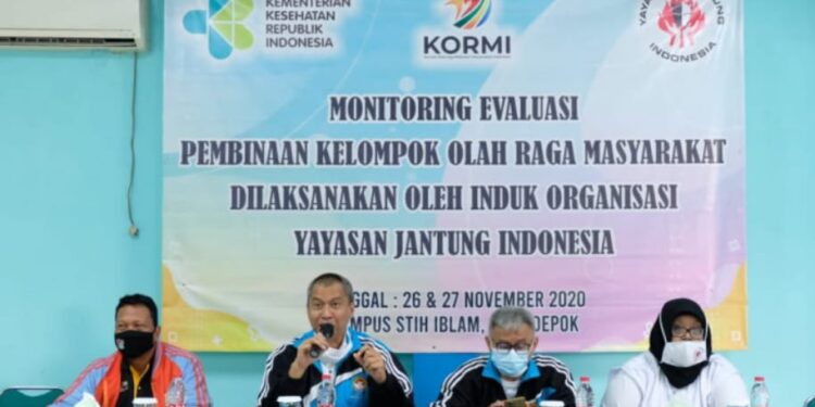 Ketua KORMI Kota Depok Sidik Mulyono Ajak Masyarakat Rajin Senam Aerobik Hindari Penularan Covid 19