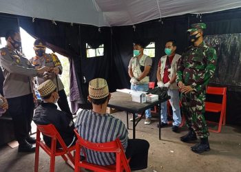 TNI Bersama Polda Banten, Gelar Operasi Yustisi Cegah Covid-19, Sekat 22 Titik Akses Ke Jakarta