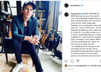 Pembetot Bass Band Duran Duran, John Taylor, Terinfeksi Corona