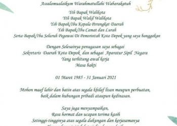 Drg. Hardiono Akan Tetap Terus Mengabdi Kepada Masyarakat Meski Dirinya Sudah Pensiun Dari Pemerintahan