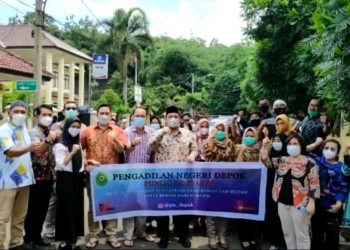 PN Depok Gelar Kegiatan Publik Campaign Bertema Anti Suap, Pungli dan Gratifikasi (SPG) Menuju WBK dan WBBM