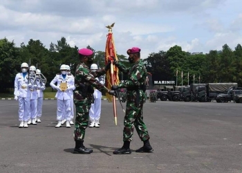 Kolonel Marinir Freddy Ardianzah Resmi Jabat Komandan Brigif 1 Marinir