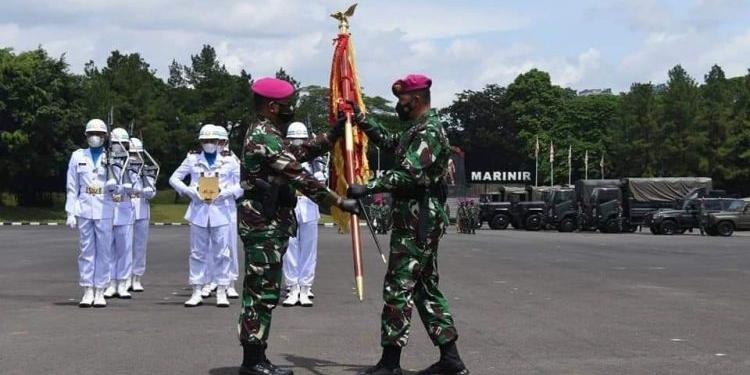 Kolonel Marinir Freddy Ardianzah Resmi Jabat Komandan Brigif 1 Marinir