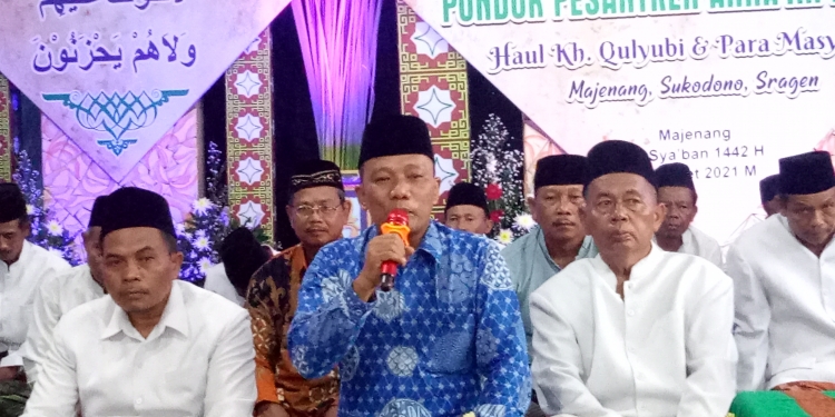 KLB Demokrat Ditolak Kyai & Santri Ponpes Anna’im Ajisoko Sragen Gelar Doa Syukur