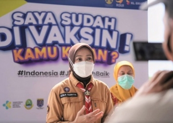 Atalia Apresiasi Sentra Vaksinasi Drive Thru di Depok