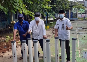Kelurahan Depok Jaya Gencarkan Lubang Biopori Dalam Sukseskan Program Pemerintah