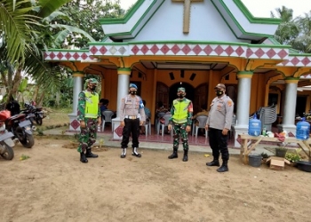 Jelang Perayaan Paskah, Gereja di Kota Palembang Dijaga Aparat Gabungan Kodam II/Sriwijaya Dan Polda Sumsel