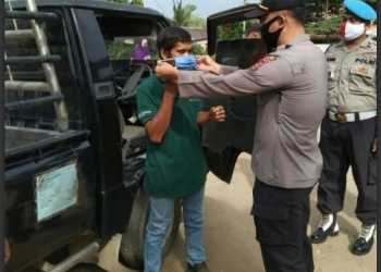 Cegah Tindak Kriminal, Kapolsek Geragai Kunjungi Warga Pasar Minggu Blok D