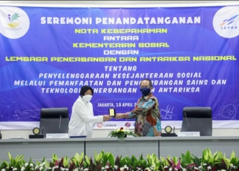Dalam Percepatan Pembangunan Kesejahteraan Sosial, Kemensos RI Jalin Sinergitas dengan LAPAN