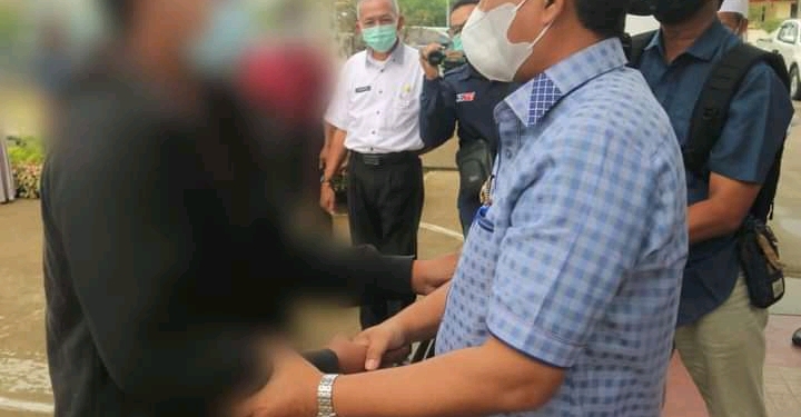 Siswa/wi SMA 1 Datangi Kantor Bupati Tanjabbar Minta Maaf