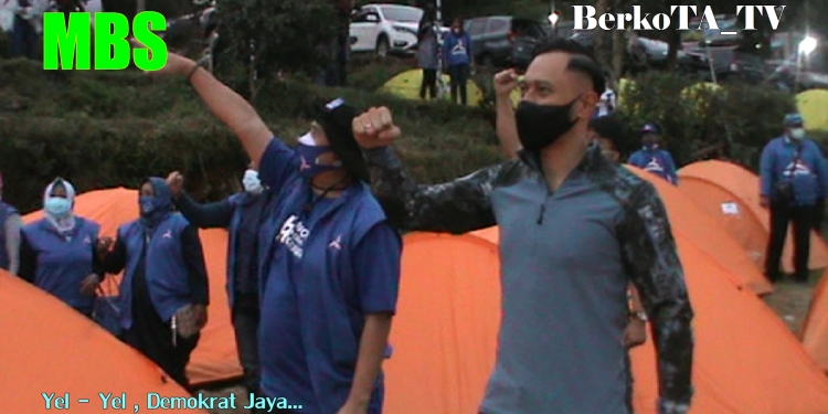 Camping Bareng AHY , Mas Bro Sragen Ikut Konsolidasi