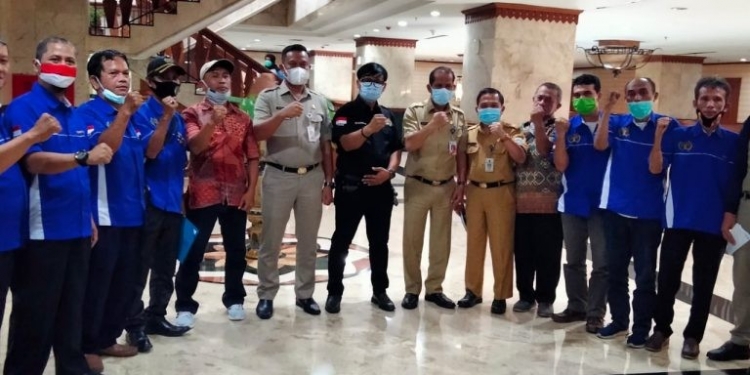 Audiensi dengan Pemkot Jaksel, Munjirin Minta PWI Jaksel Bantu Tepis Berita Hoax
