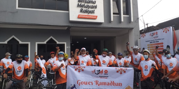 PKS Solo Gowes Sambut Ramadhan 1442 H