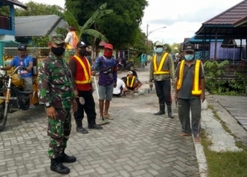 Partisipasi Koramil 1016/08 Tumbang Miri Dalam Mendukung Program Vaksinasi di Wilayah