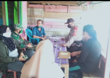 Jalin Kedekatan Bersama Warga, Babinsa dan Bhabinkamtibmas Menteng Sampaikan Pesan Ini