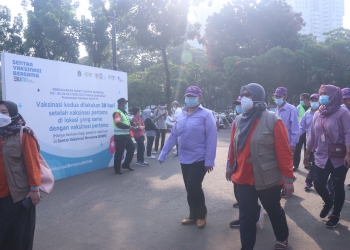 Melalui 5 UPT Balai Rehsos, Kemensos Fasilitasi Vaksinasi PDM