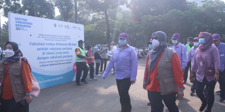 Melalui 5 UPT Balai Rehsos, Kemensos Fasilitasi Vaksinasi PDM