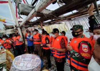 Dandim 0719/Jepara Bersama Forkopimda Jepara Ikuti Prosesi Larungan Kepala Kerbau