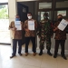 Babinsa Dampingi Pemberian Vaksin Bagi Petinggi Desa.