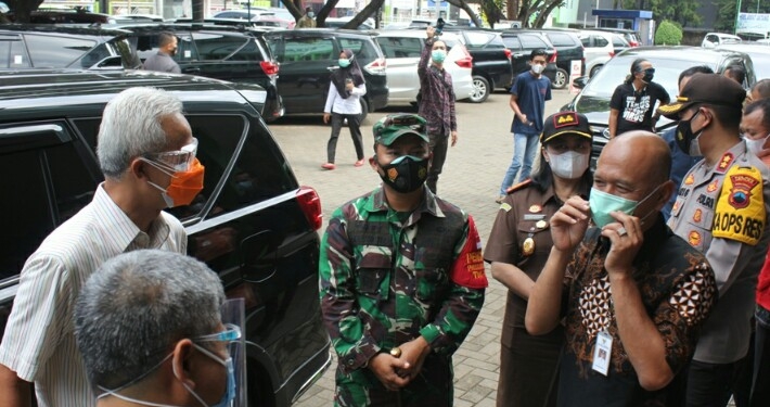 Dandim 0719/Jepara Dan Forkompimda Dampingi Kunker Gubernur Jawa Tengah