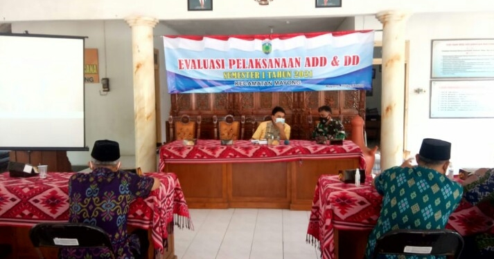 Kecamatan Majong Jepara Gelar Evaluasi ADD & DD di Pendopo Kecamatan