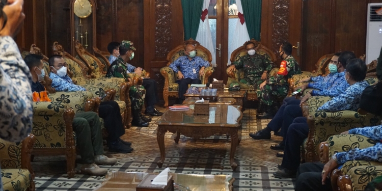 Kunjungan Kerja Danrem 073/Makutarama Dalam Rangka Pengecekan Penanganan Penyebaran Covid 19