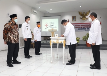 Wagub prov. Jateng Gus Yasin Apresiasi Kinerja PMI ditengah Pendemi Covid -19