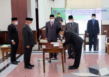 Mohammad Idris Walikota Depok Lantik Supian Suri Sebagai Sekretaris Daerah (Sekda) Kota Depok