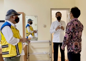 Presiden Jokowi Pastikan Kesiapan Asrama Haji Pondok Gede Untuk Antisipasi Tambahan Kebutuhan RS