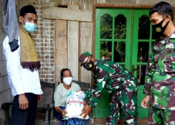 Koramil 05 Majong Peduli Dengan Berbagi Kepada Masyarakat