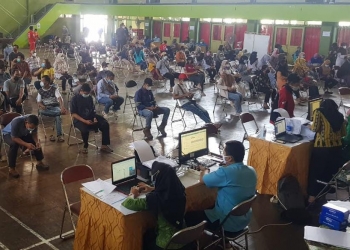 Vaksinasi Masal di Pemkab Jepara di Sambut Antusias Masyarakat
