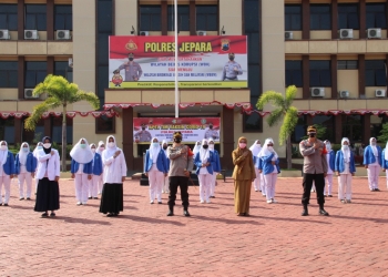 Polres Jepara Konsisten Penanganan Penyebaran Covid -19 Dengan Lakukan Vaksinasi di Setiap Polsek