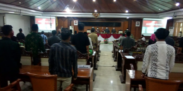 DPRD Kab. Jepara Gelar rapat Paripurna Pembahasan KUA dan PPAS Tahun 2022