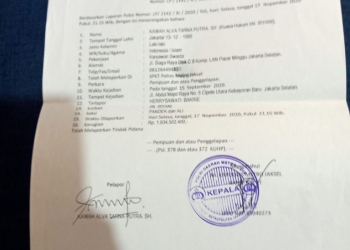 Pengusaha Jasa Travel Laporkan, Direktur PT. RYSA KARYA LINTAS INDONESIA