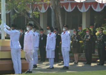 Dandim 0719/Jepara Hadiri Upacara Peringatan HUT Kemerdekaan Ke-76 Republik Indonesia