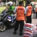 Driver Grab & Gojek Sragen Nyadong Beras di Pendopo Sumonegoro