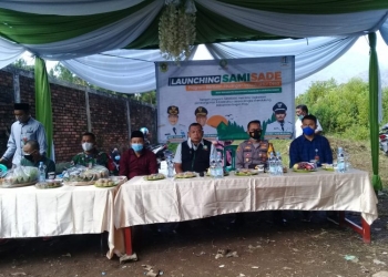 Desa Sukamantri. Lounching “SamiSade” Pelaksanaan Pembangunan Betonisasi Jalan Desa