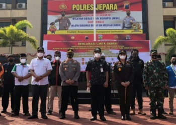 Ormas di Jepara Tandatangani Deklarasi Cinta Damai