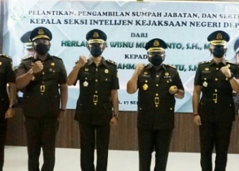 Andi Rio Rahmat Dilantik Menjadi Kasintel Kejaksaan Negeri Depok