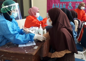 Gebyar Vaksinasi Di Kecamatan Sukmajaya