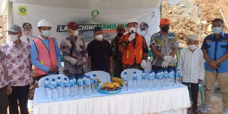 Lauching Samisade Desa Cijayanti, Membangun TPT Turap Dan Betonisasi Jalan