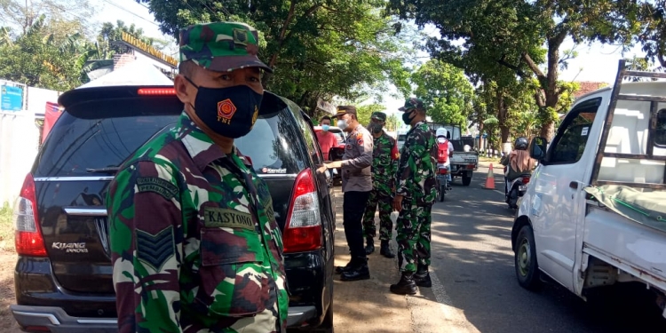 Polsek Nalumsari Kab. Jepara Gelar Operasi Yustisi Penegakan Disiplin Prokes