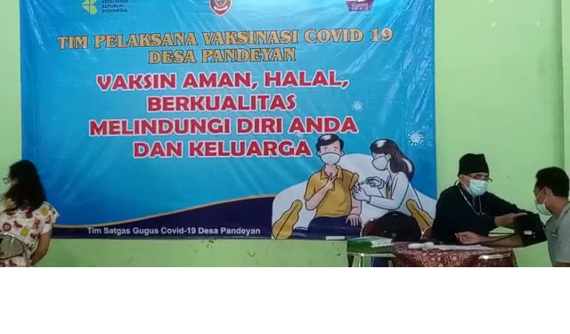 90 % Warga Pandeyan Ngemplak Tervaksin